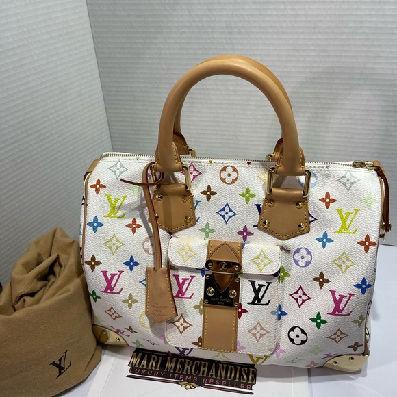 Louis Vuitton Speedy 30 in Multicolor Monogram with dust bag. - Picture 16 of 17
